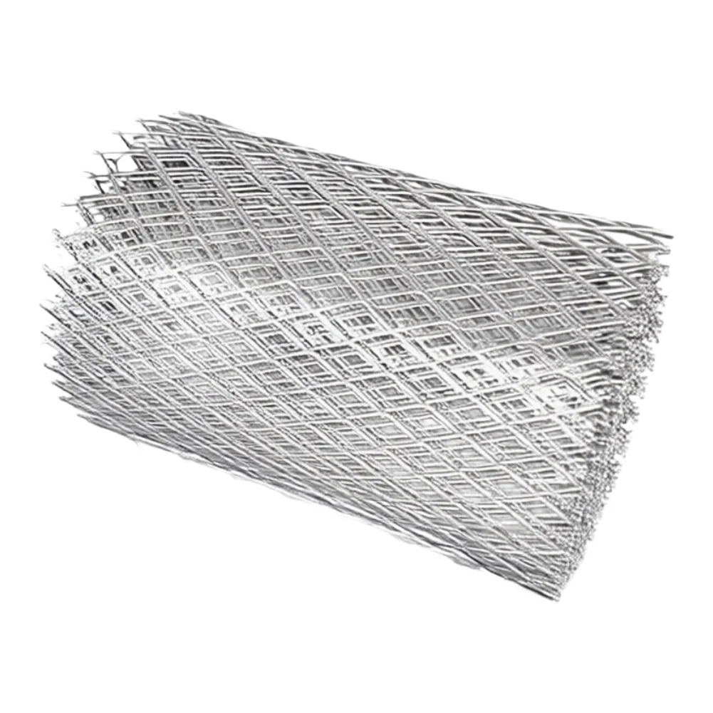 Rainwater Permeable Aluminum Gutter Guard Screen for Debris Control on For Roof Drainage 12.7x600cm Silver Metallic