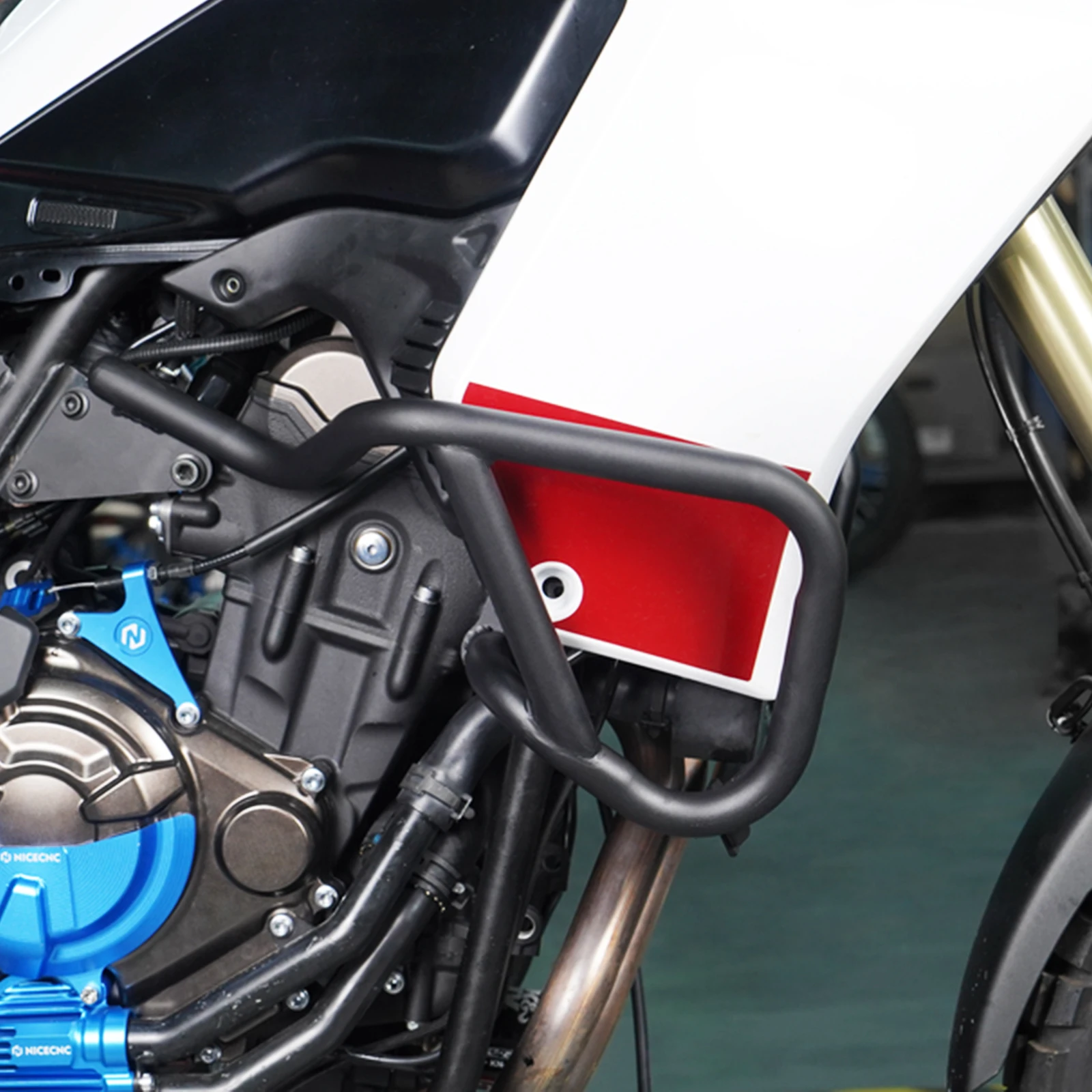 NICECNC Für Yamaha Tenere 700 /XTZ700 2019-2024 Rally Edition 2020-2024 Motorrad-Motorschutz Sturzbügel Rahmenschutz – Detail 6