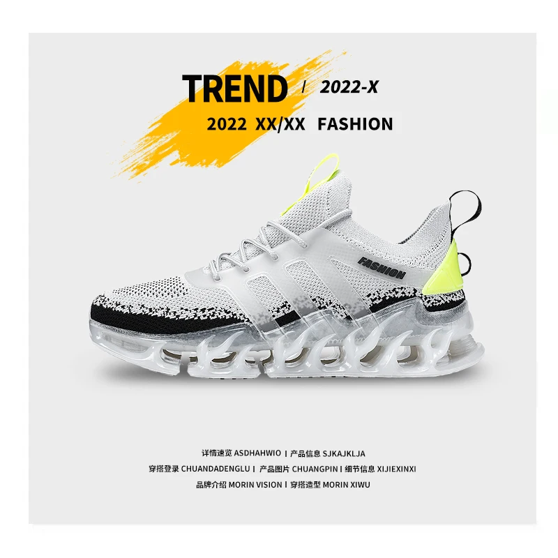 

2024 New Men Fashion Shoes Lace-up Trend Street Man Fashion Sneaker Spring Flats Shoes Zapatos Hombre Mens Sneakers Air Mesh