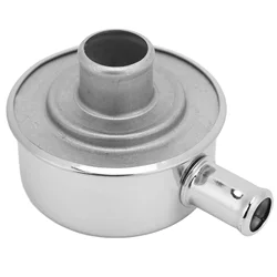 Round Valve Cover Breather Push In Style Highly Polished Breather Device with Vent Tube for Chevy for Ford for SBC BBC SBF 350