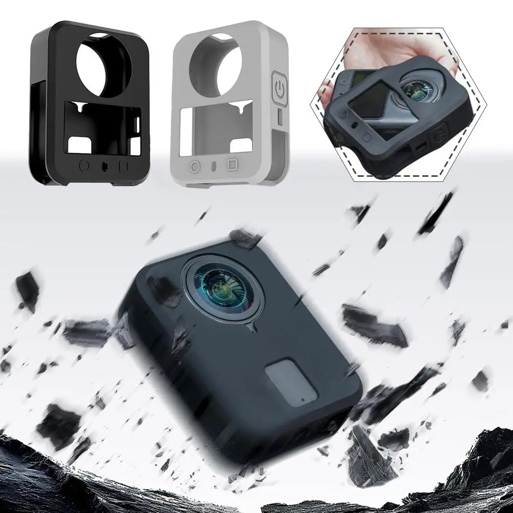 ل DJI OSMO 360 الجسم سيليكون واقية السلامة واقية مقاومة للخدش مقاومة للصدمات مكافحة در مقاومة للاهتراء