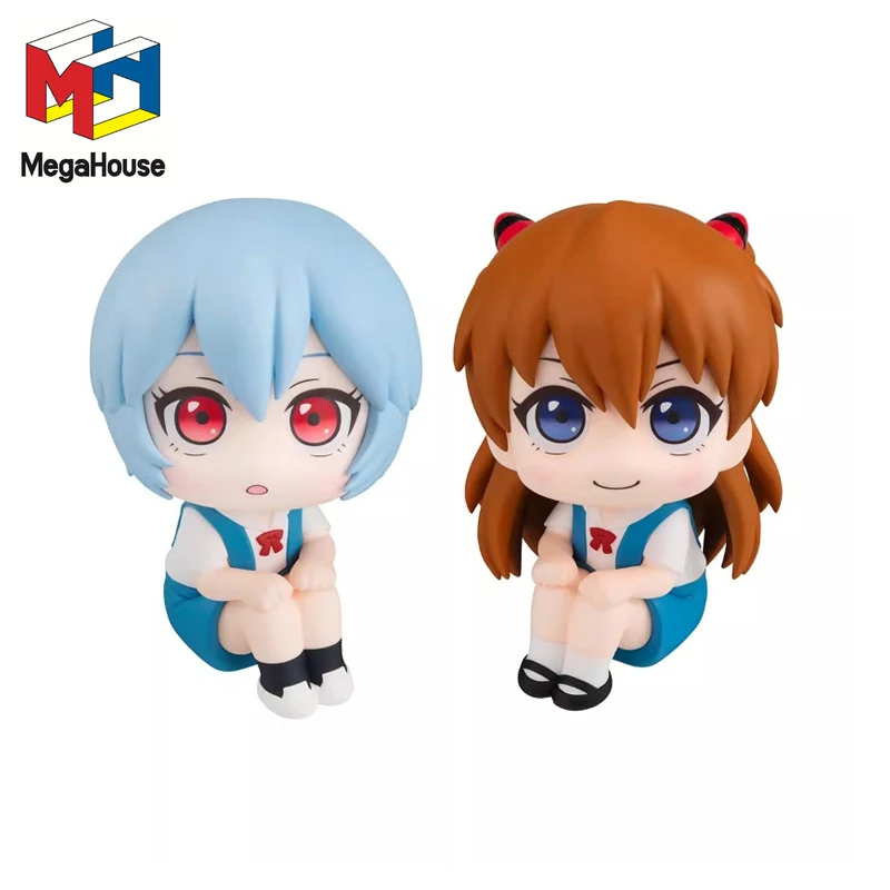 MegaHouse Original Look Up EVA Ayanami Rei Soryu Asuka Langrey Anime Action Figures Toys For Boys Girls Gift Model Ornaments