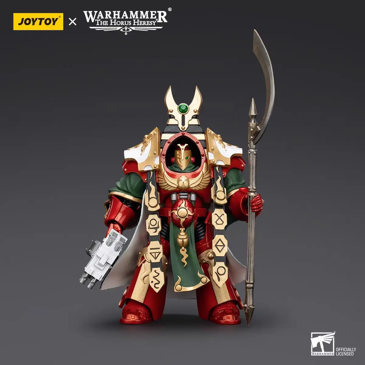 In Stock JOYTOY  WarHammer 30K 1/18 Action Figure Thousand Sons Legion Praetorian in Cataphractii Terminator Armour