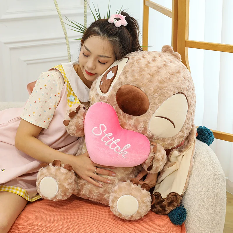 جديد ديزني الشوكولاته غرزة ألعاب من نسيج مخملي دمية لطيف أنيمي لينة القطن أفخم دمية وسادة نوم إعطاء صديقة هدية عيد ميلاد #1