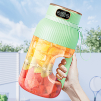Electric Juicer Fruit Juice Cup Convenient To Carry Student Home Juice Blender Quick Crush USB Charging Juicing Cup 1200ml