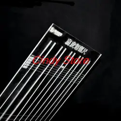 1pc Taper Ruler Flat Tape Measure Slingshot Flat Rubber Band Tailor-made Template Taper Plate With Frame Without Frame
