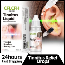 Tinnitus Ear Drops Ear Ringing Itchy Deafness Earache Pain Relief Hearing Loss Health Liquid Herbal Medicine