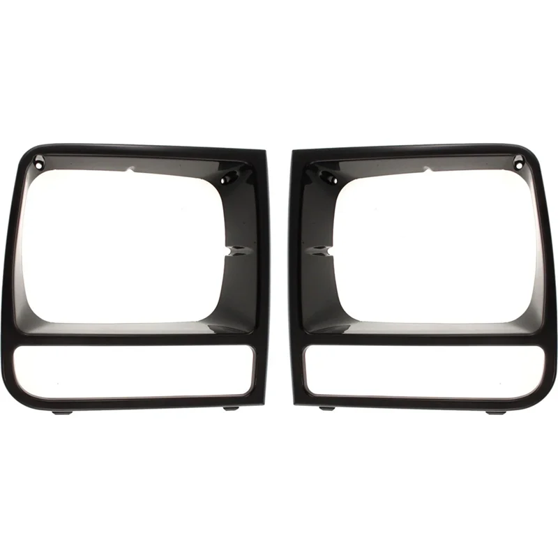 

Для Jeep Cherokee 1998-2001 комплект дверей фар 5EM72SW1 5EM73SW1 аксессуары для отделки фар рамки