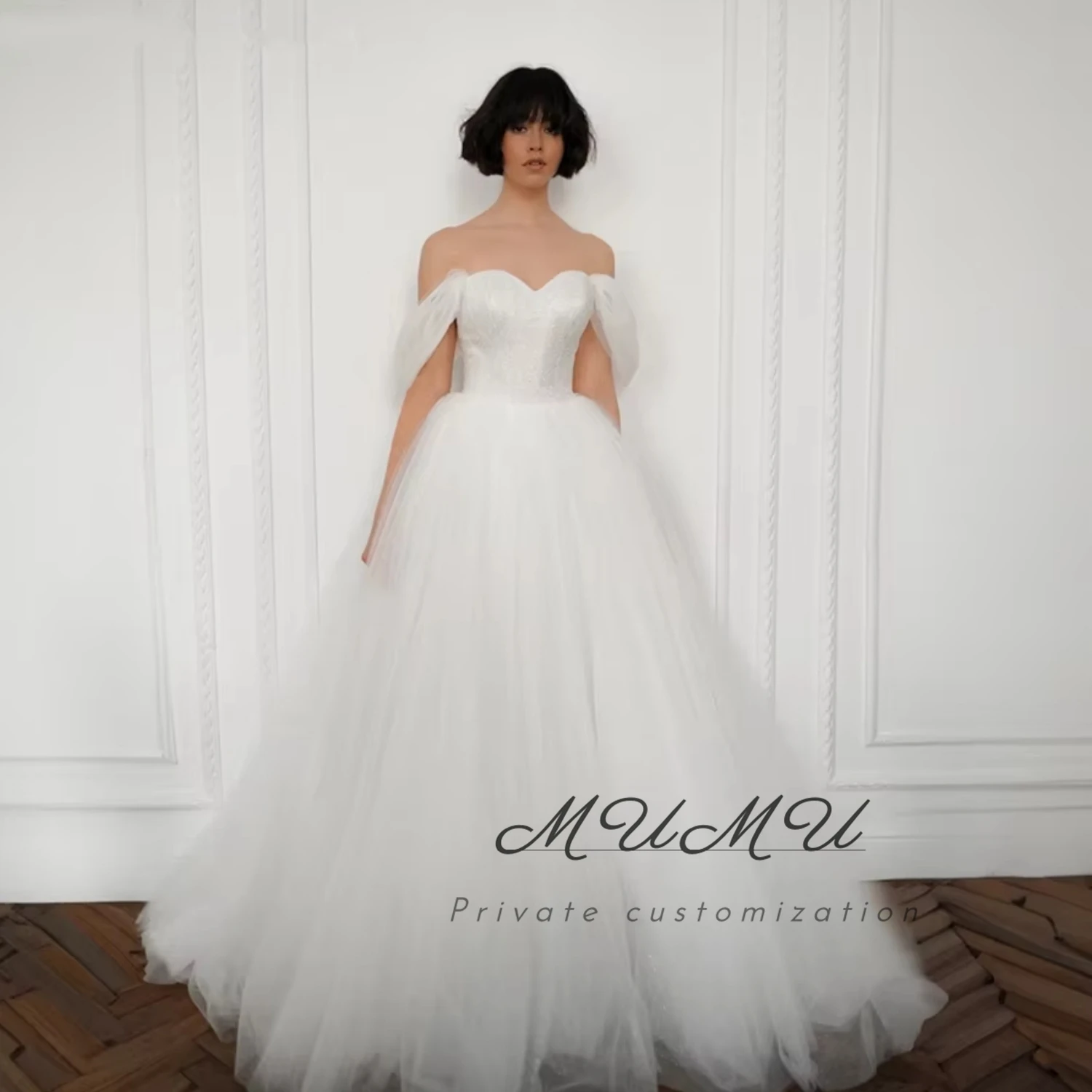 

MuMu Customized Prom Dress Платье Вечернее Dress for Special Occasions فساتين سهرة Wedding Party Dress White Dress bridal dress