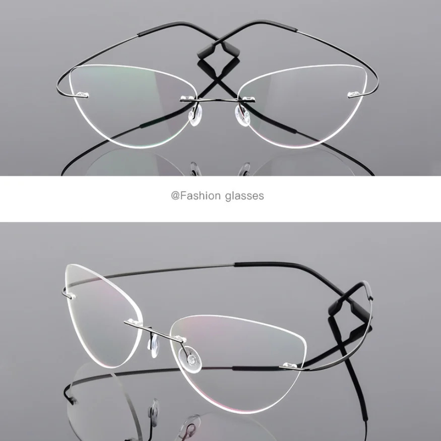 FELRES Grenzenlose Katzenaugen-Lesebrille 10