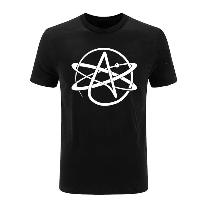 Funny Tshirt Atheist Symbol Men T Shirt FSM Pastafarian Religion Graphic Tshirts Unisex Leisure Loose Tee Ropa Hombre Camisetas