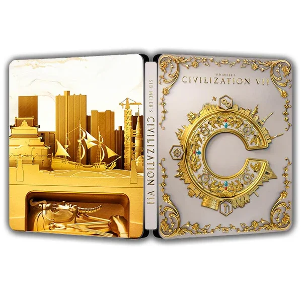 

Sid Meier's Civilization VII Golden Edition Steelcase FantasyBox (Customization,Steel case,Game CD not included)