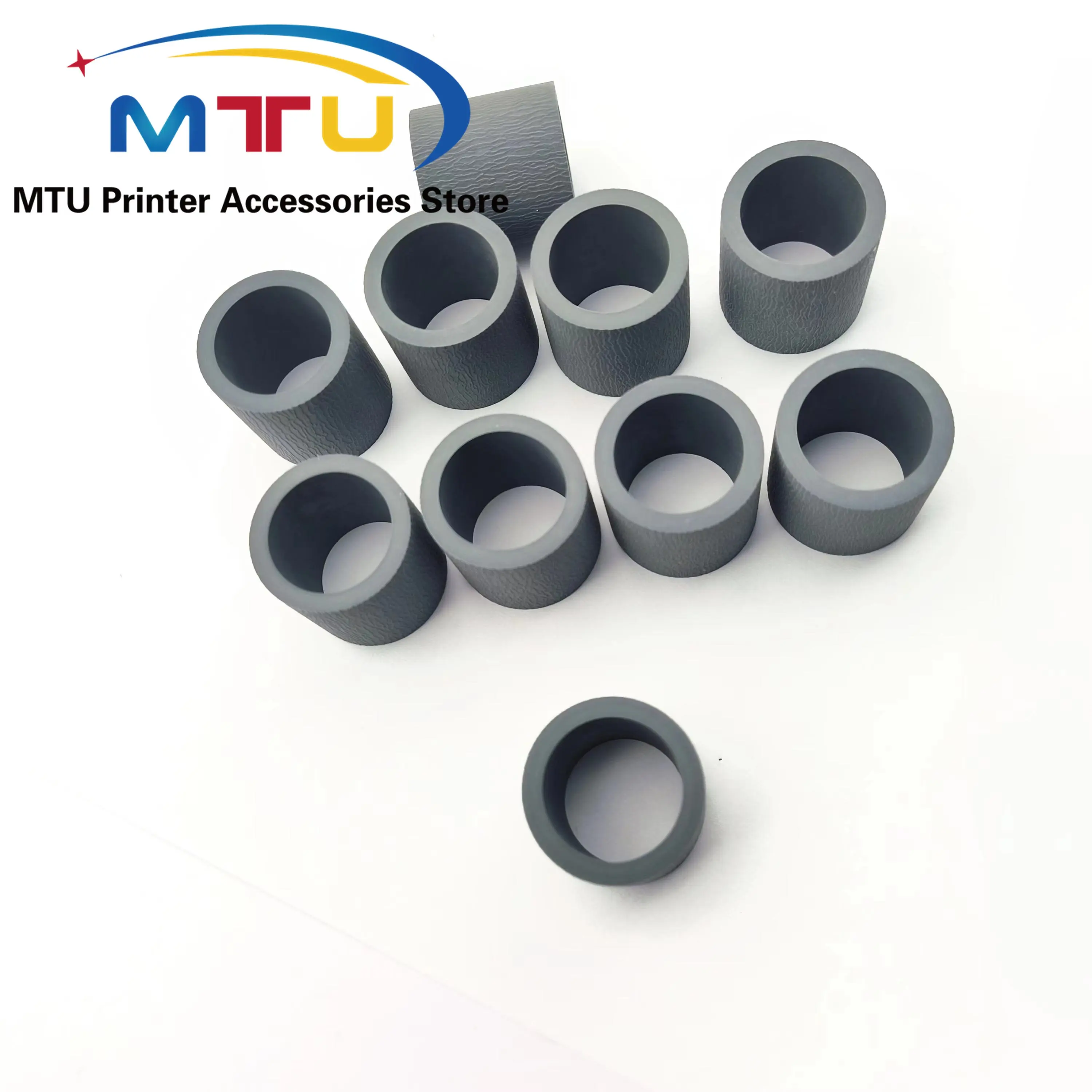 10X RM1-3763 RM1-6313 RM1-6414 RL1-0540 RL1-0542 RL1-2891 Paper Pickup Roller Rubber Tire for HP 1320 P3005 P3015 2035 2055 2727