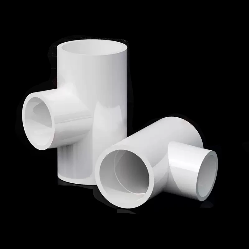 1PC White 20/25/32/40/50/63/75/90/110/125/160/200mm Reducing 3 Ways Connector PVC Pipe Fitting Garden Water Fish Tank Connector