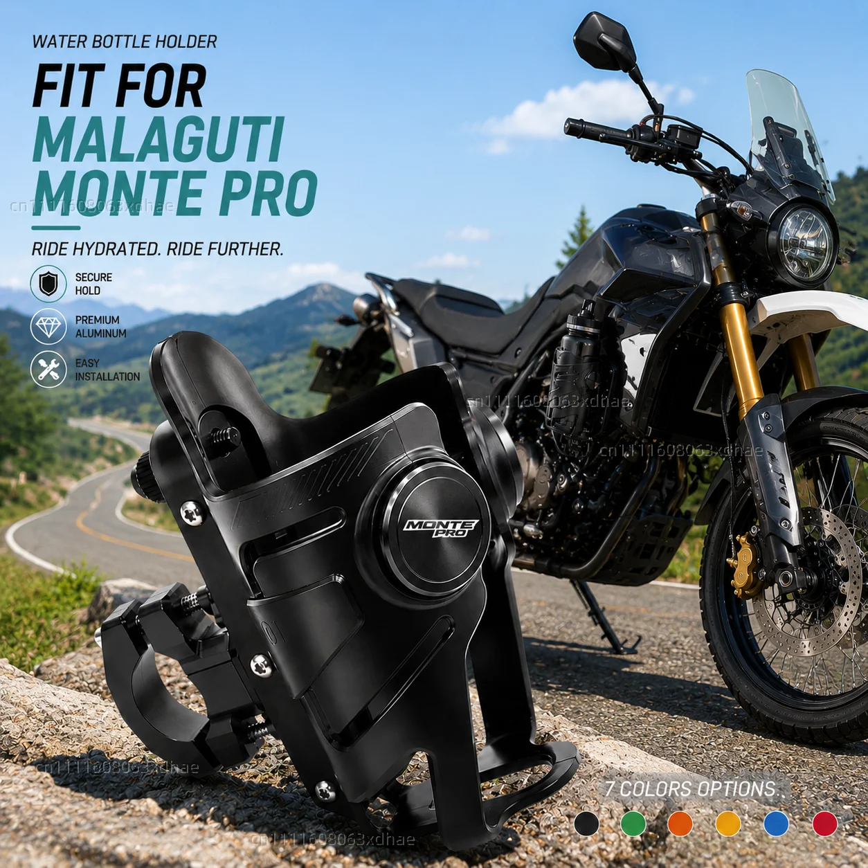 

Motorcycle Water Bottle Holder For Malaguti Monte Pro 2021-2024 Coffee Beverage Tea Cup Support Modification Accessories
