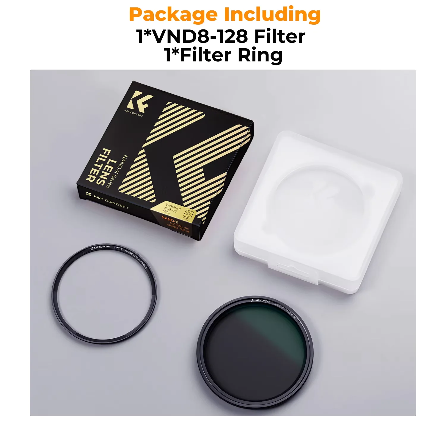 K&F CONCEPT 49-82mm camera magnetisch filter UV/CPL/ND/Black-Mist1/4/Ring/Cap lenzenfilterset met 28-laags gecoate Nano-X-serie