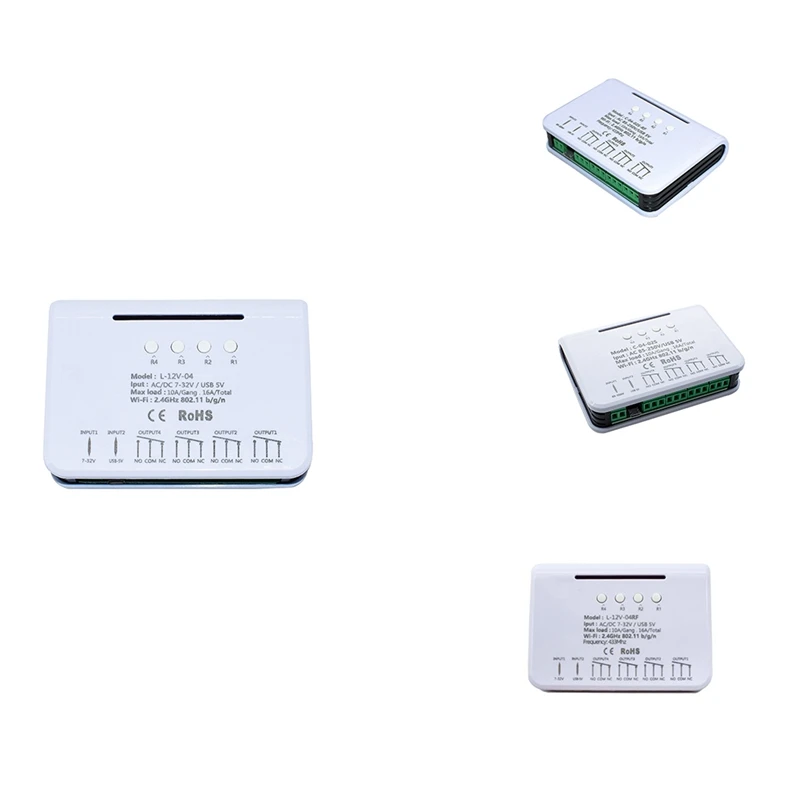 For Ewelink Relay 4CH Smart Home Switch Module Wifi 16A Relay Radio Frequency Remote Control Smart Timer