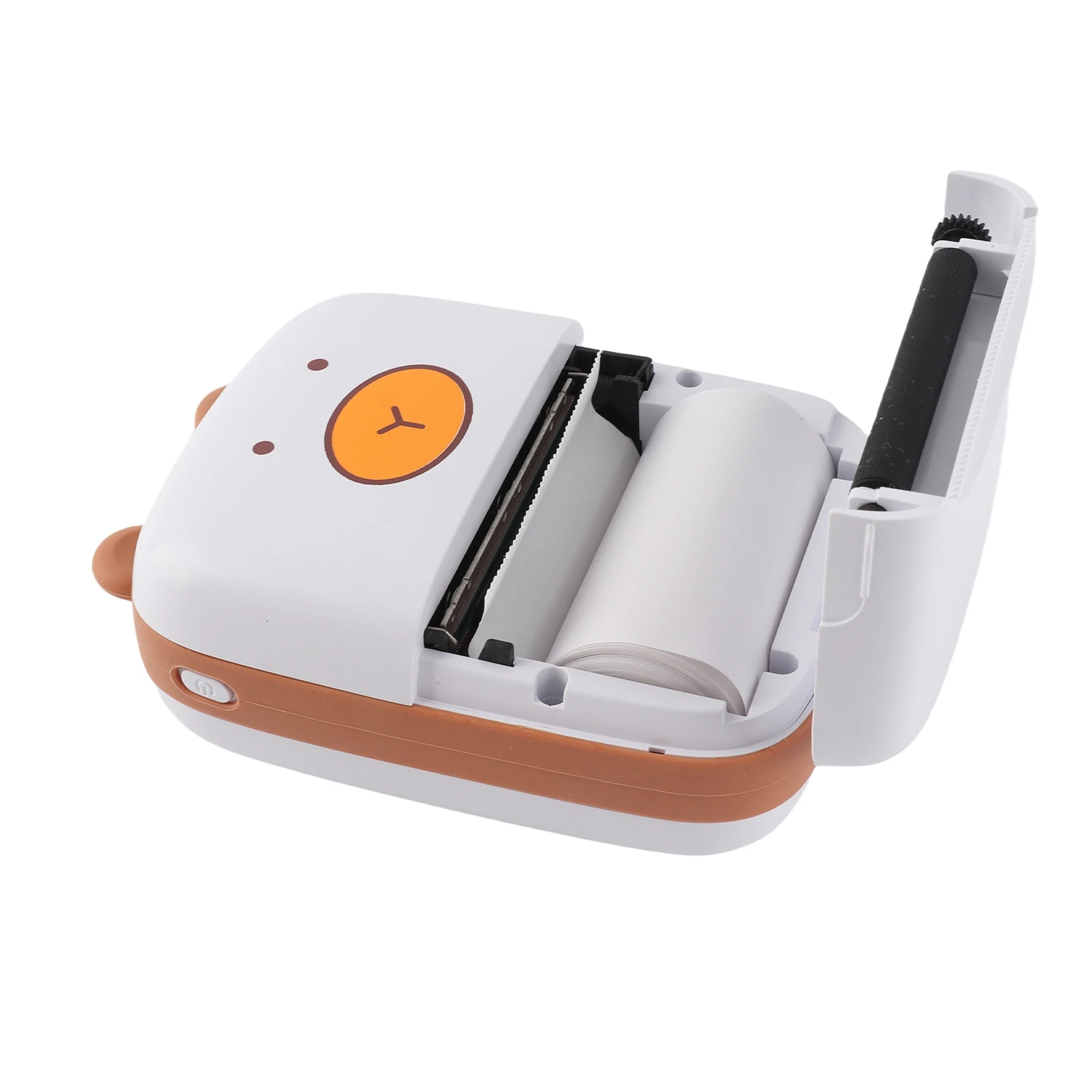 

Мини-принтер в форме милого медведя, портативный беспроводной пластиковый фотопринтер с кабелем для передачи данных и бумагой для печати, для студентов, портативный принтер