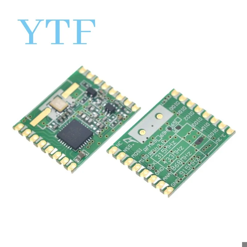 RFM69W RFM69 | 433MHZ | 868MHZ  | 915MHZ FSK Transceiver Module 20dBm Frequency