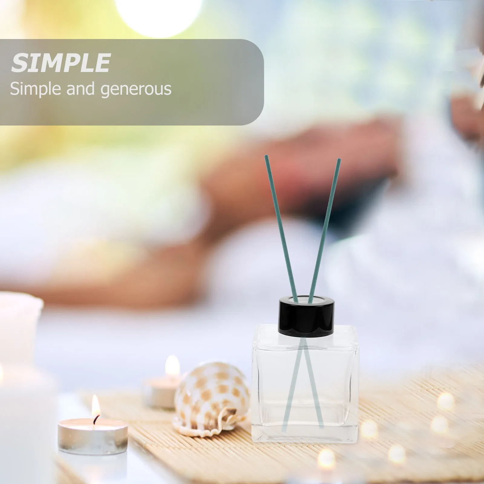 

100Pcs Fragrance Diffuser Rods Aroma Volatile Wands with High Oil Absorption for DIY Home Aromatherapy Supplies