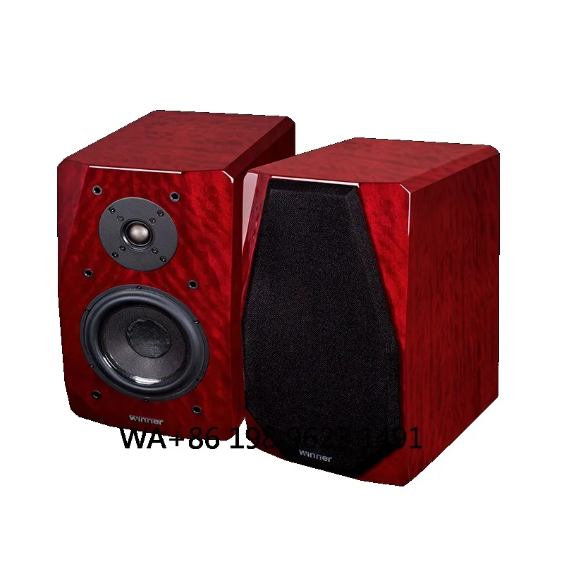 High End Hifi Flagship Bookshelf Speaker With Microphone For Home Party Entertainment Living Room Audio System