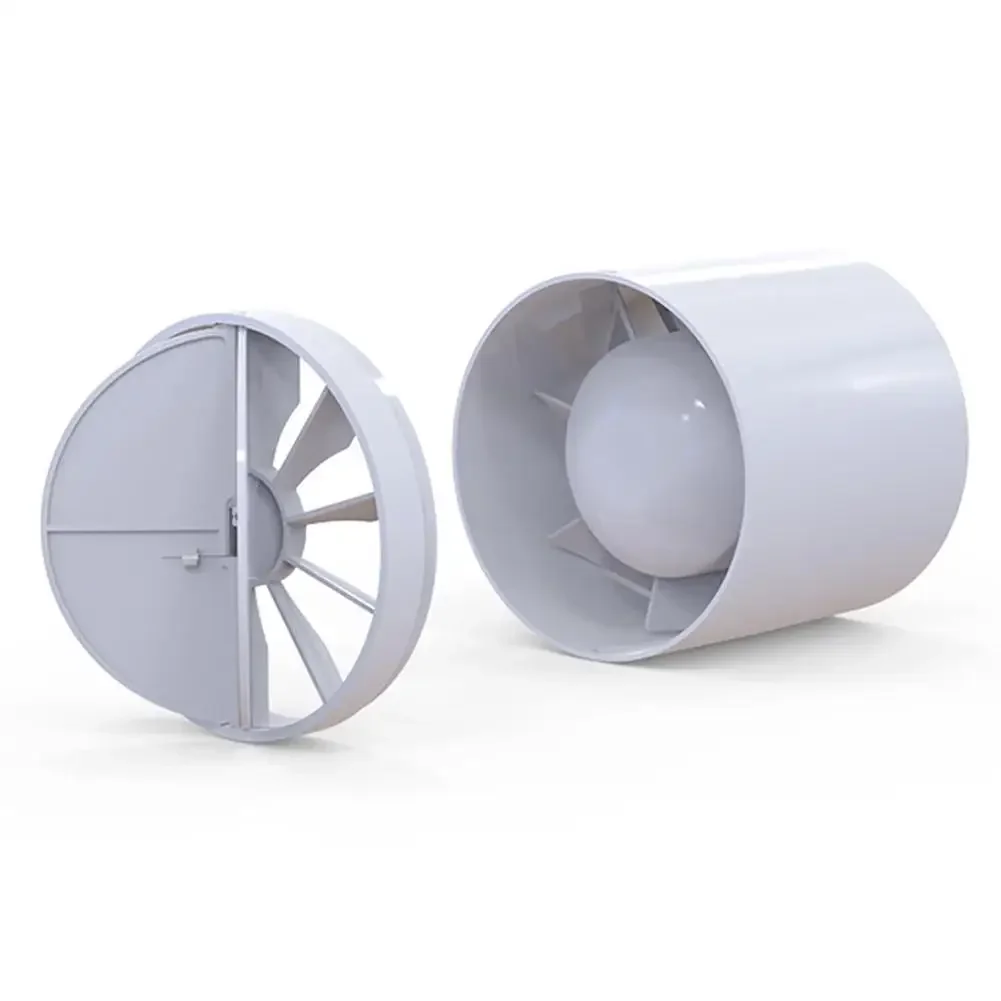 

Efficient Ventilation System Fan Bathroom Fan 4-inch 220V Ventilator 4-inch Duct ABS Construction Flexible Installation