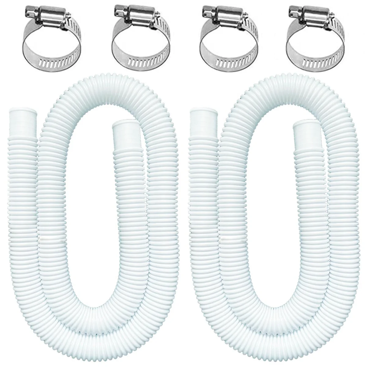 1.5in Pool Hoses for Above Ground Pools, 1.5in Diameter Pool Pump Replacement Hose 5 Filter Pump Hoses for Intex 28337EH