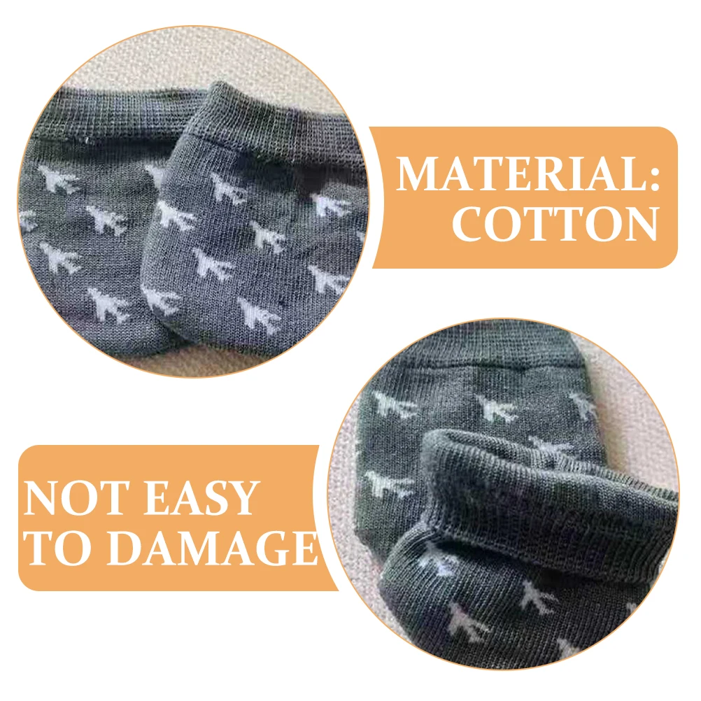 

4Pcs Trolley Wheel Cover Chair Leg Floor Protectors Cotton Chair Foot Covers Nonslip Noise Reduction Furniture Feet Socks