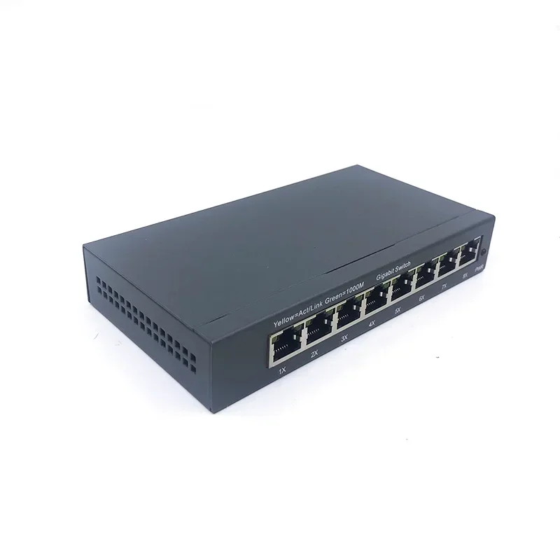 8-Port 10/100/1000M POE 48V (400W-600W) 802.3BT/Managed-Switch der Klasse 8