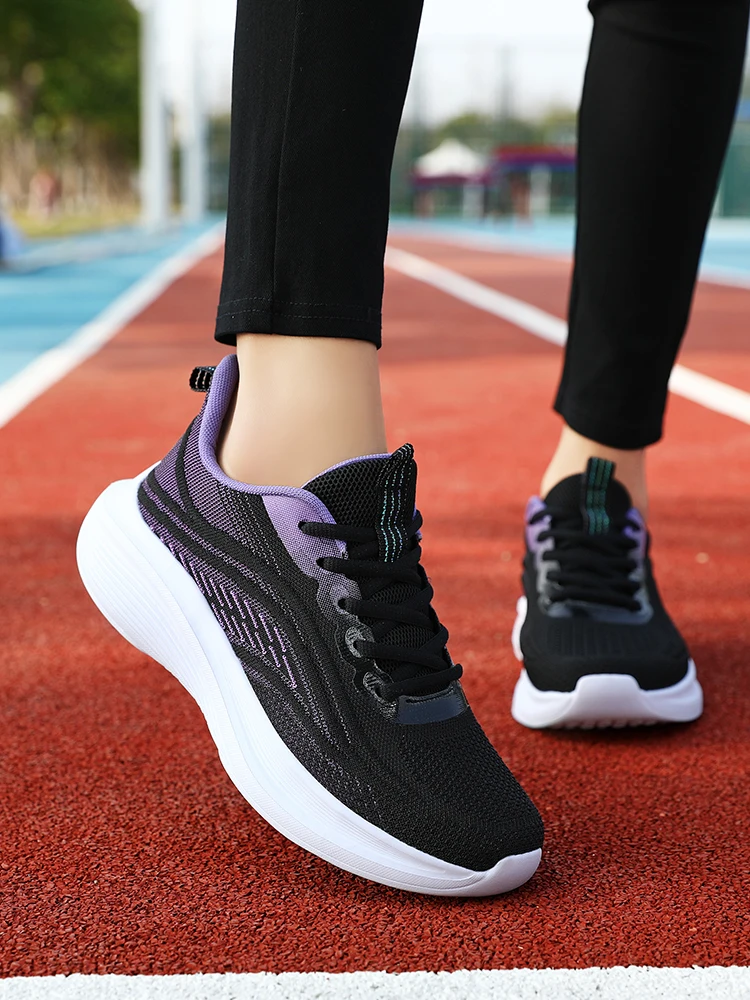 Unisex Casual Shoes Breathable Mesh Black Sneakers Woman Soft Comfortable Tennis Women Lightweight Sports 2023 Spring Autumn New