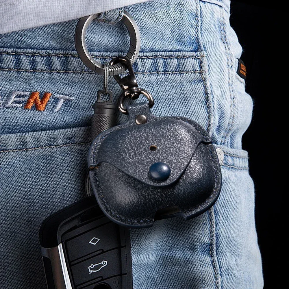 Per Airpods pro 2 Custodia in pelle Custodia per auricolari da lavoro Custodia per cuffie Custodia per cuffie Custodia in pelle PU di lusso per airpods 4 3