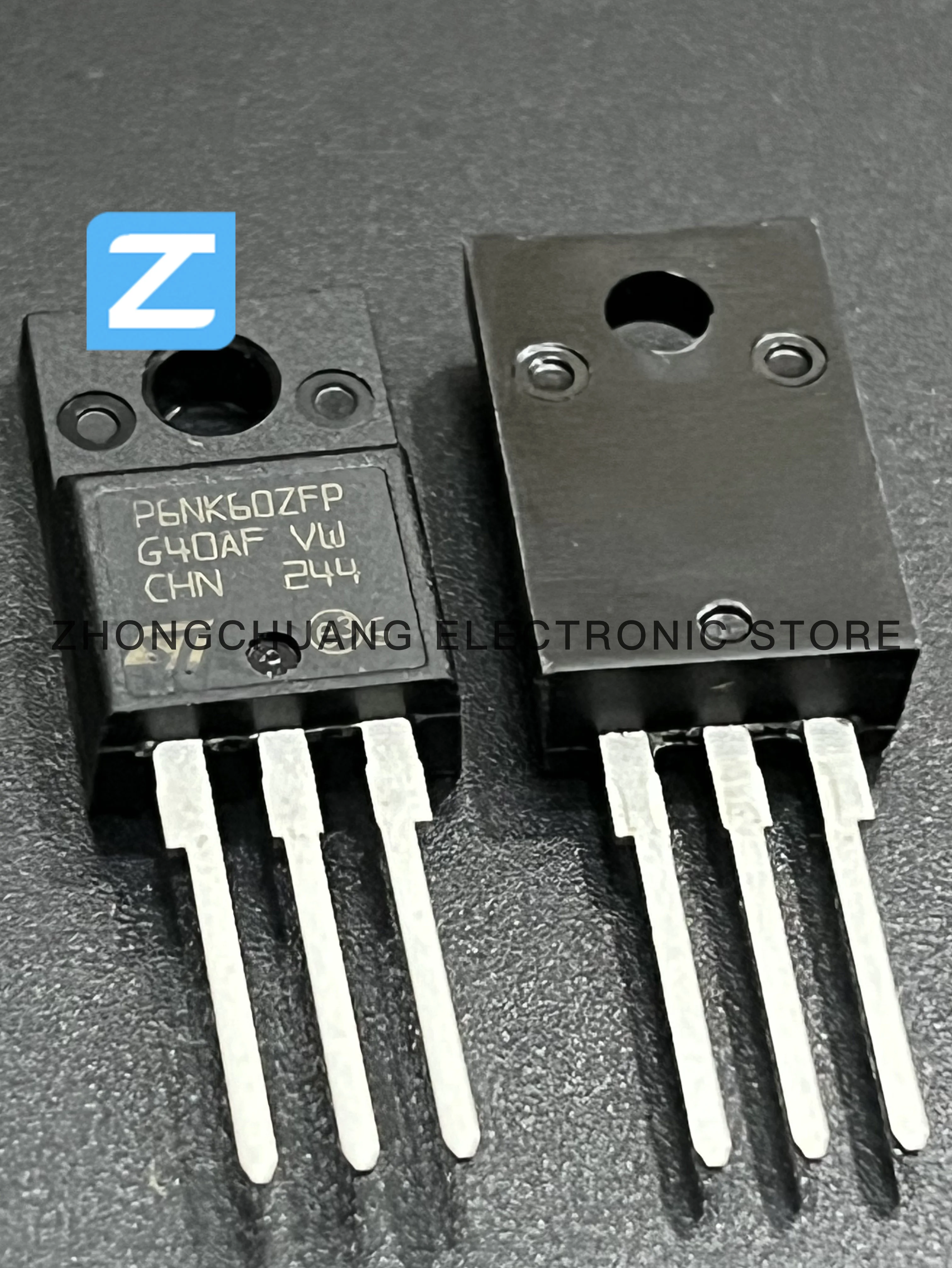 1-10PCS STP6NK60ZFP P6NK60ZFP TO-220F 600V 6A N-Channel MOSFET new original