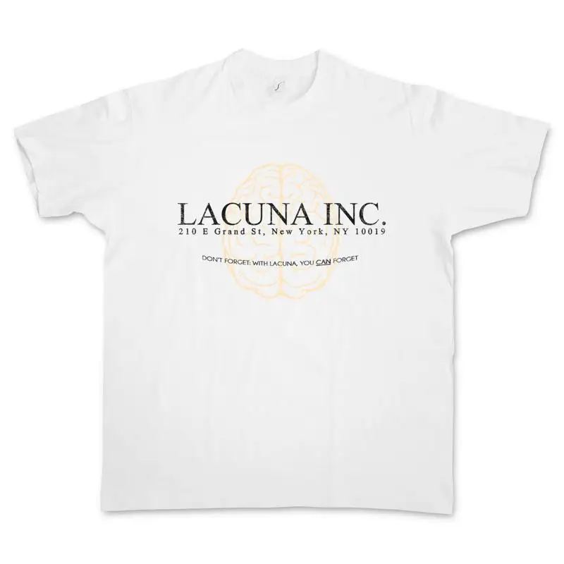 LACUNA INC T SHIRT Eternal Sunshine of the Sign Logo Company Spotless Mind