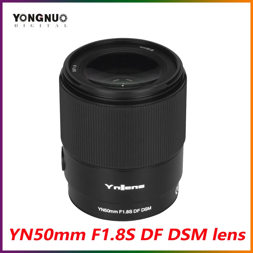 

YONGNUO YN50mm F1.8S DF DSM E Mount Lens Full Frame Auto Focus 50mm F1.8 AF Lens for Sony A6300 A6400 A6500 NEX7