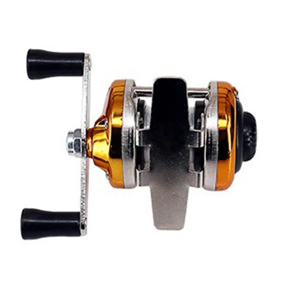 

Metal Construction Ice Fishing Reels Right Left Hand Mini Size Fishing Spinning Reel Portable Use High Speed