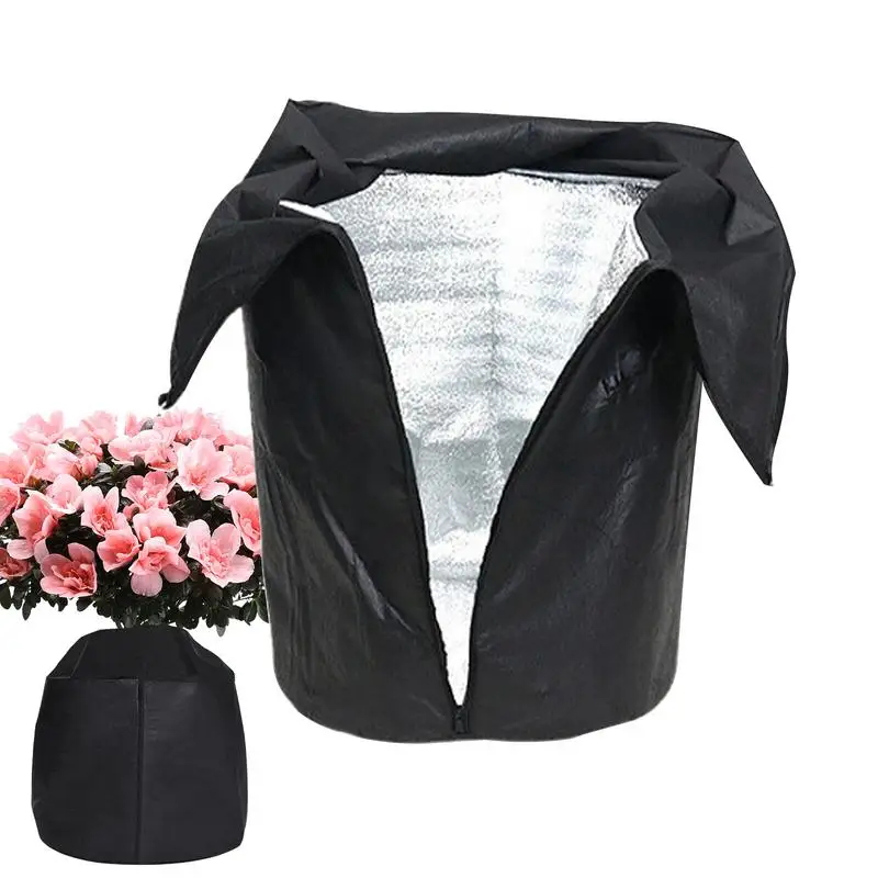 

1PC Winter Plant Covers Freeze Protection Waterproof Thermal Pot Protector Outdoor Flower Plant Pot Cover Reusable Anti-freeze