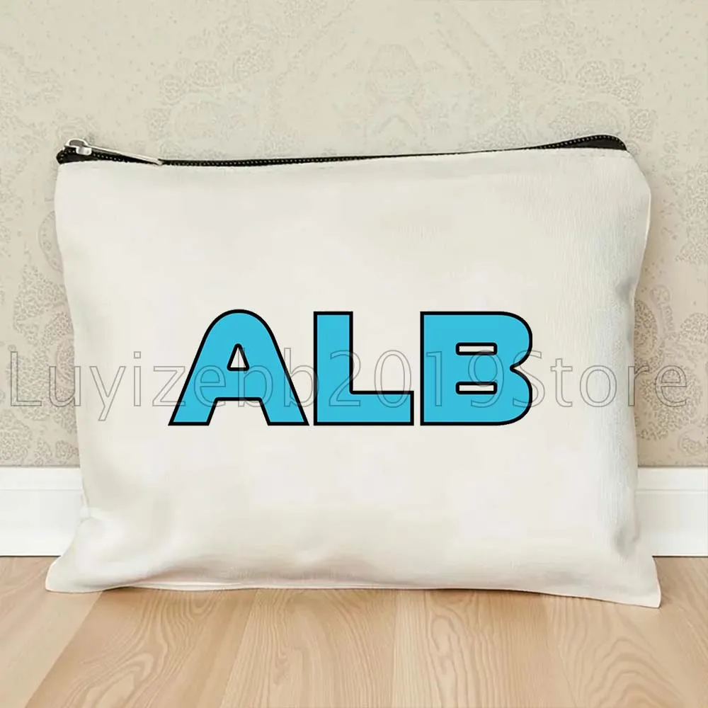 Fashion Racer Name Racing Fan Gift Canvas Cosmetic Bag Makeup Case Travel Toiletries Organizer Storage Make Up Pouch Pencil Case