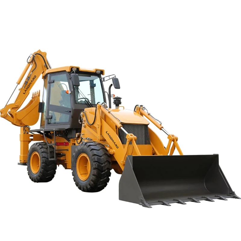 Customized Multifunctional Backhoe Loader Customized Price Small Wheel Excavator Loader Machinery Fast Delivery Front End Loader