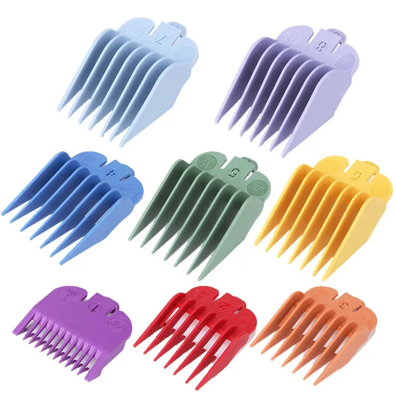 Profissional barbeiro aparador de cabelo, 10pcs, guia, corte, guia, para salão de cabeleireiro, ferramentas de styling