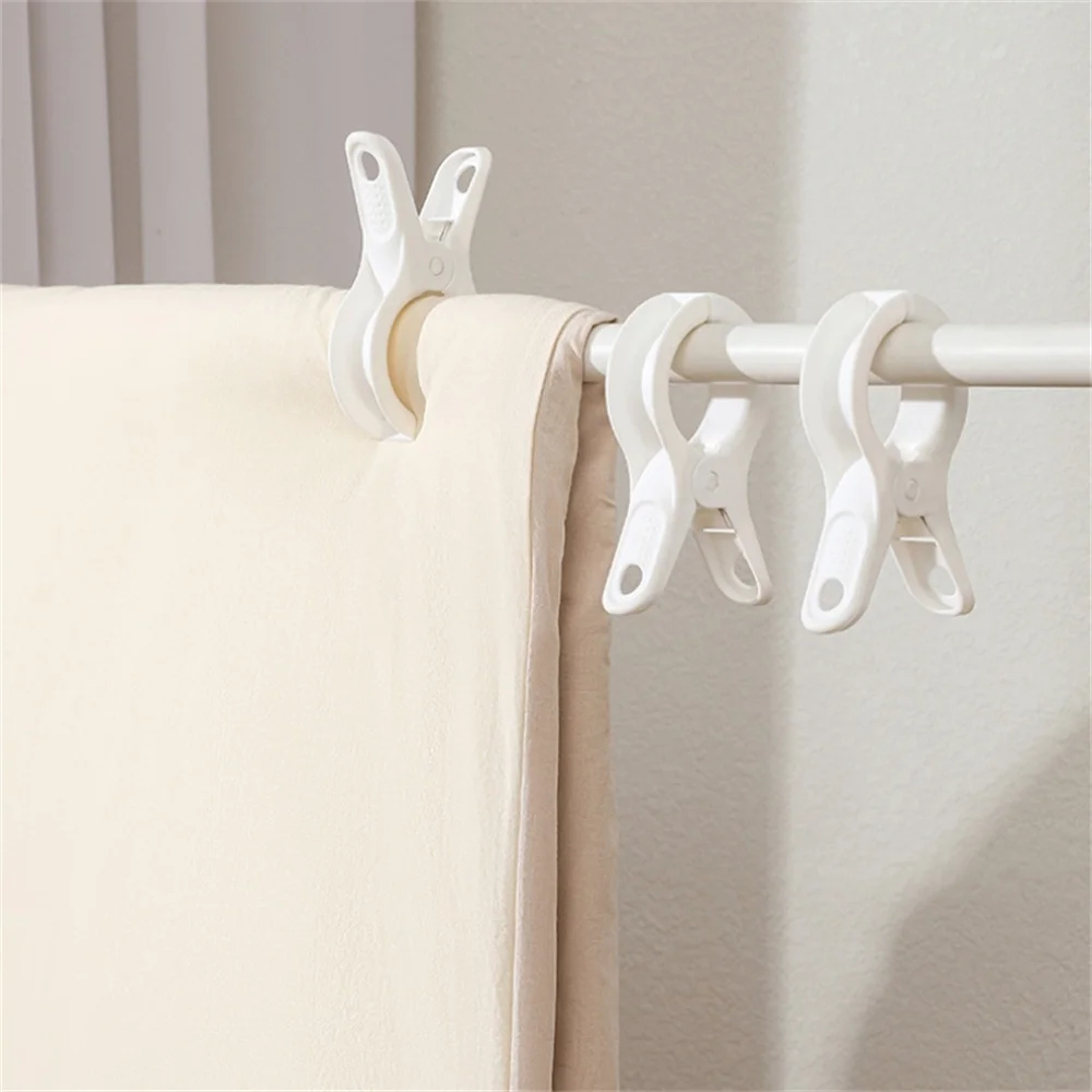 Large Beach Towel Clip Plastic Drying Quilt Clip Strong Windproof Clothes Peg Multifunctional Non-slip Fixed Clothespin