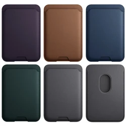 For Magsafe Leather Wallet For APPLE iPhone 16 12 13 14 15 17 Pro Max Plus Magnetic Card Holder Case Cover Accessories With Box
