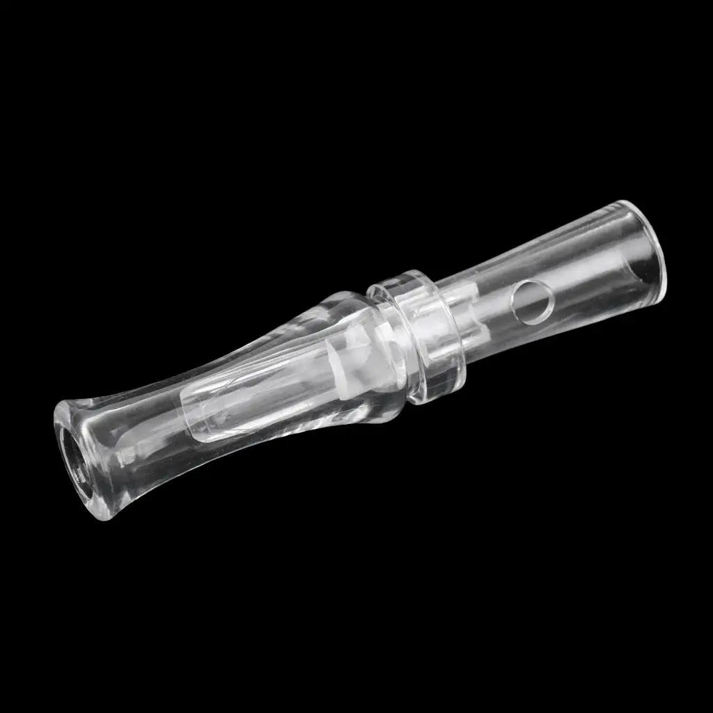 Duck Call Device Transparent PVC Game Bird Hunting Whistle Replicates Mallard Hen Sounds for Hunting Duck Decoys
