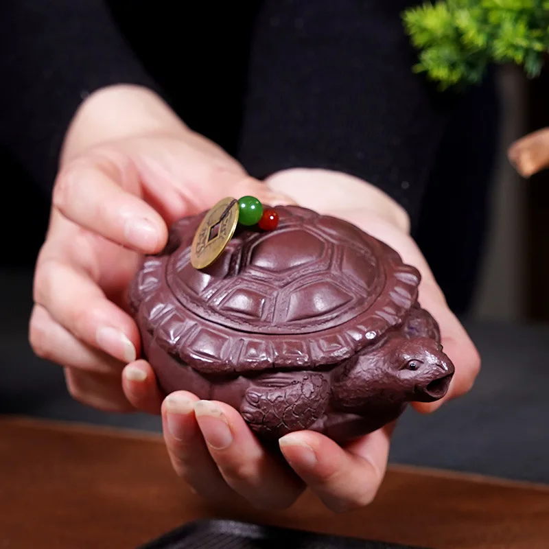 High Quality Real Yixing Jasaho Zisha Clay Teapot Fujia One Party Pot Handmade Ore Purple Sand Fast Guest Creative Tea Set