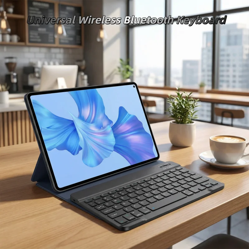 

Беспроводная Bluetooth-клавиатура с 84 клавишами, совместимая с iPad, Samsung, планшетами Xiaomi, портативная мини-клавиатура для iPad Mini iPad