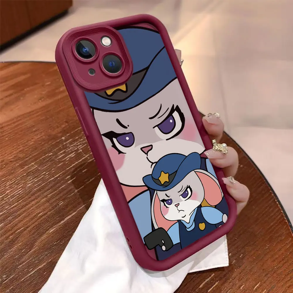 Disney Cartoon Zootopia Case For Infinix TECNO CAMON 20 30 SPARK 10 SMART 6 7 8 HOT 10 20 30 30I 40 40I PLAY NOTE 12 G96 30 Case