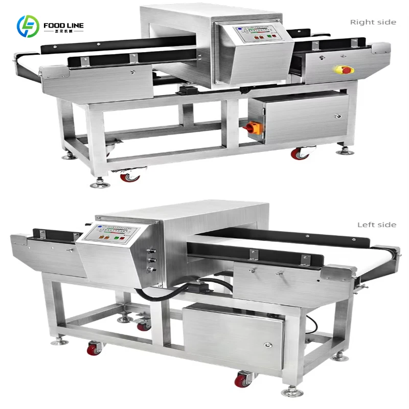 Food Metal Detector Stainless Steel Multi-Freq Anti-Interference AutoReject for Liquid Sauce Granule Slurry Puree Custard