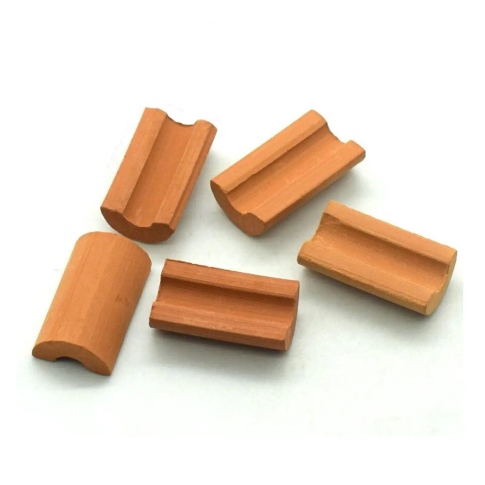 25-teiliges Simulations-Mini-Dachfliesen-Fliesen-Bauset aus Keramik-Ton für die Tischrolle des Puppenhauses