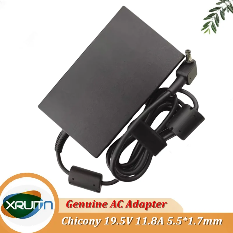 

Original A17-230P1A 230.1W Charger 19.5V 11.8A 5.5x1.7mm A230A033P Adapter For Predator Helios 300 Predator G3-573 Gaming Laptop