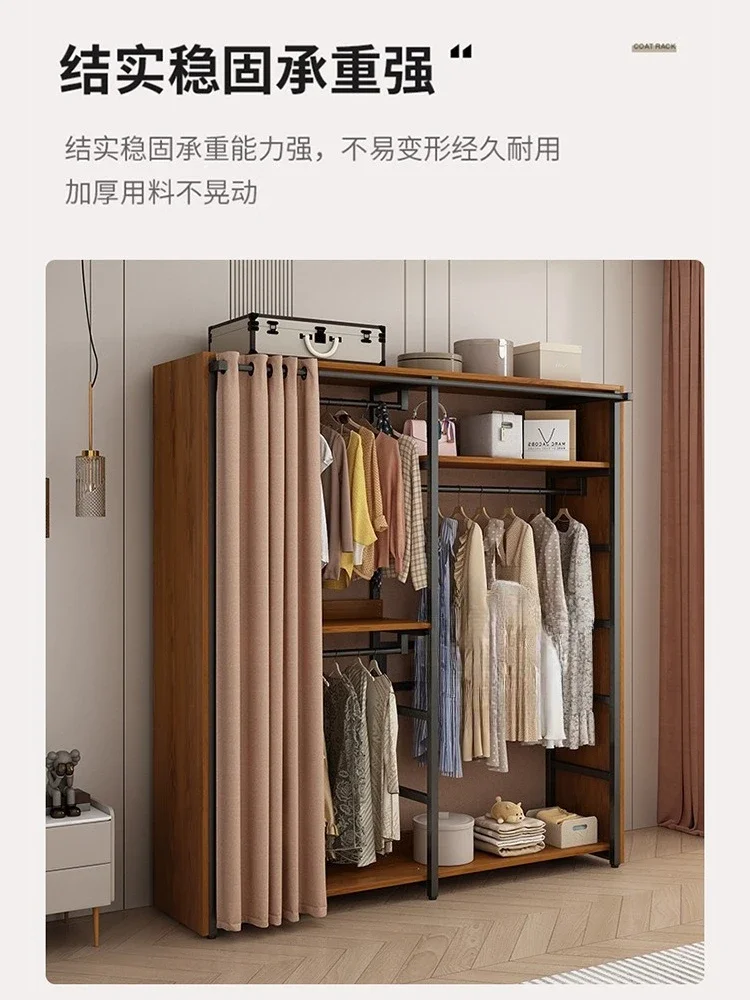 رف معطف مفتوح، أرضية شماعات