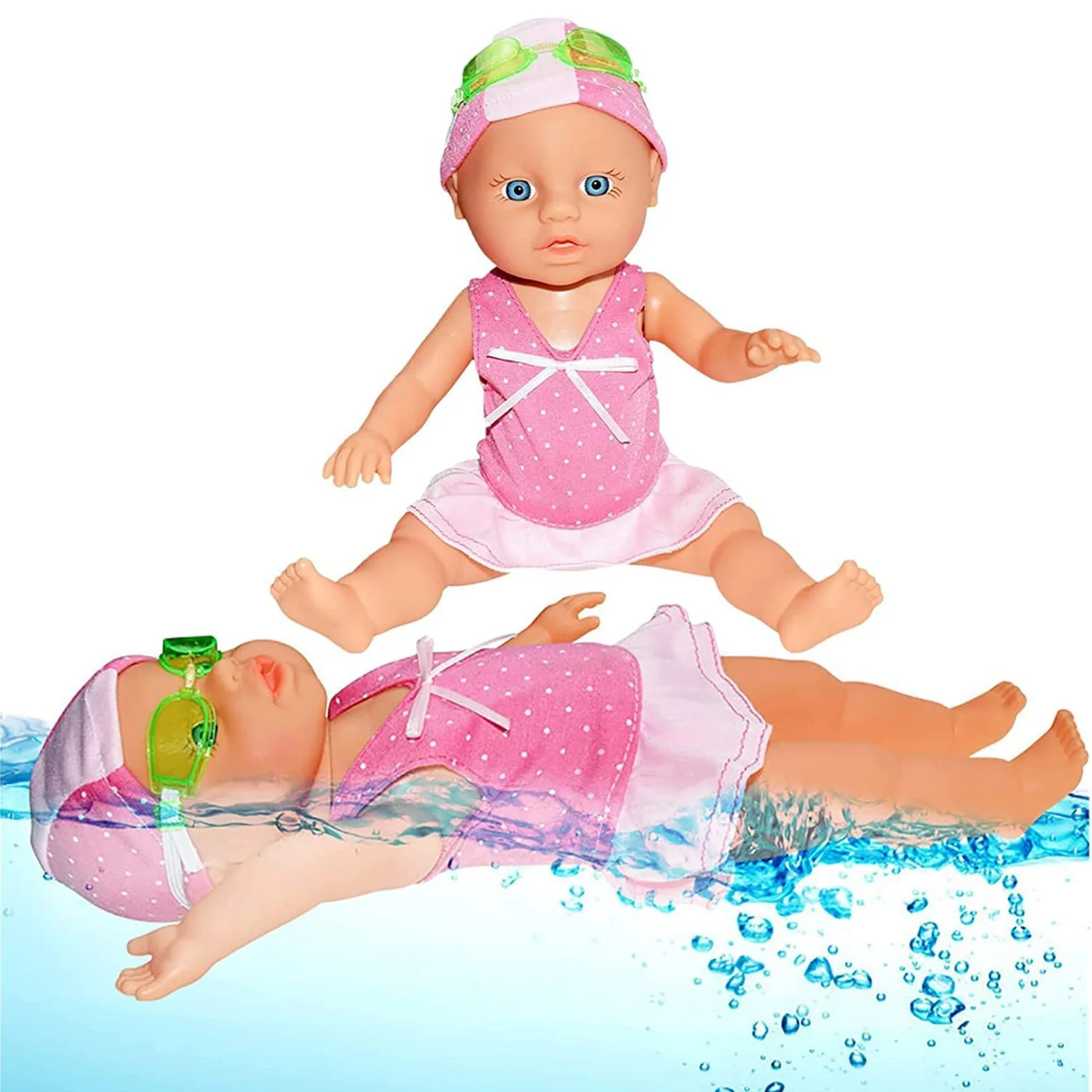 Kids Swimming  Funny Children's Swimming Baby Character Toy for Outdoor Swimming Pool Accessories